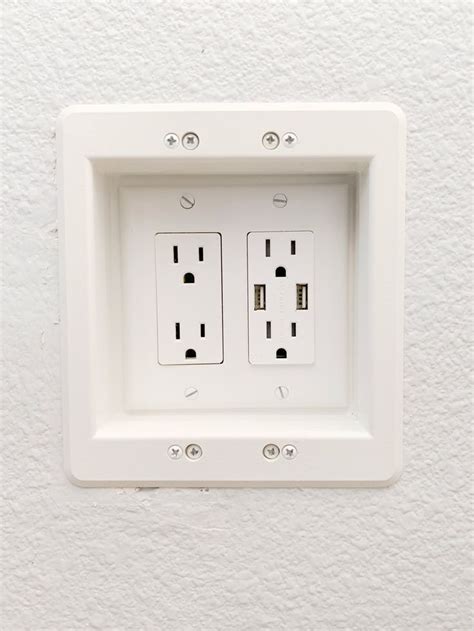 recessed old work electrical box|recessed electrical outlet for range.